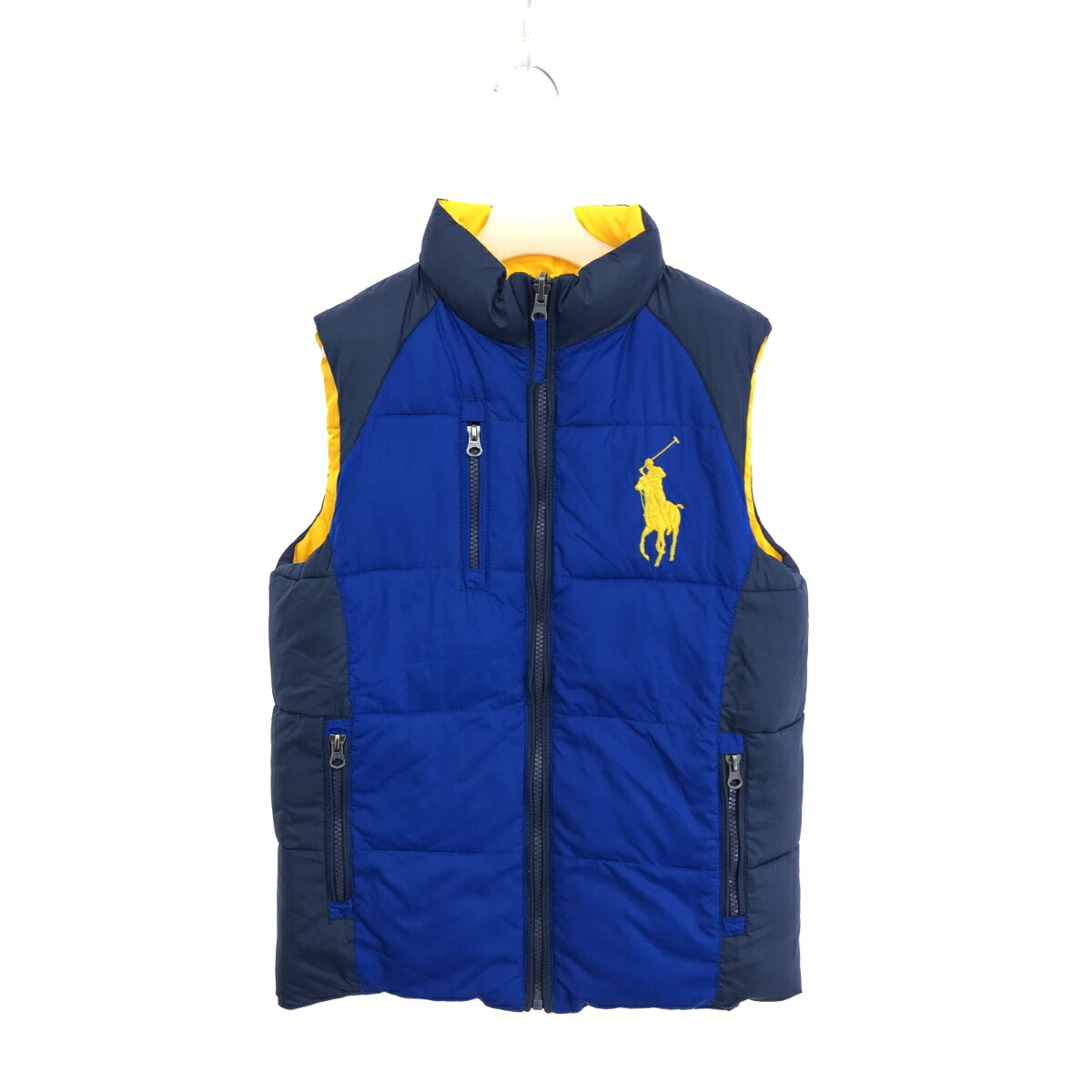 1561　ポロラルフローレン　ビッグポニー　ダウンベスト　キッズ　L　　パーカー 1561 ポロラルフローレン ビッグポニー ダウンベスト キッズ L