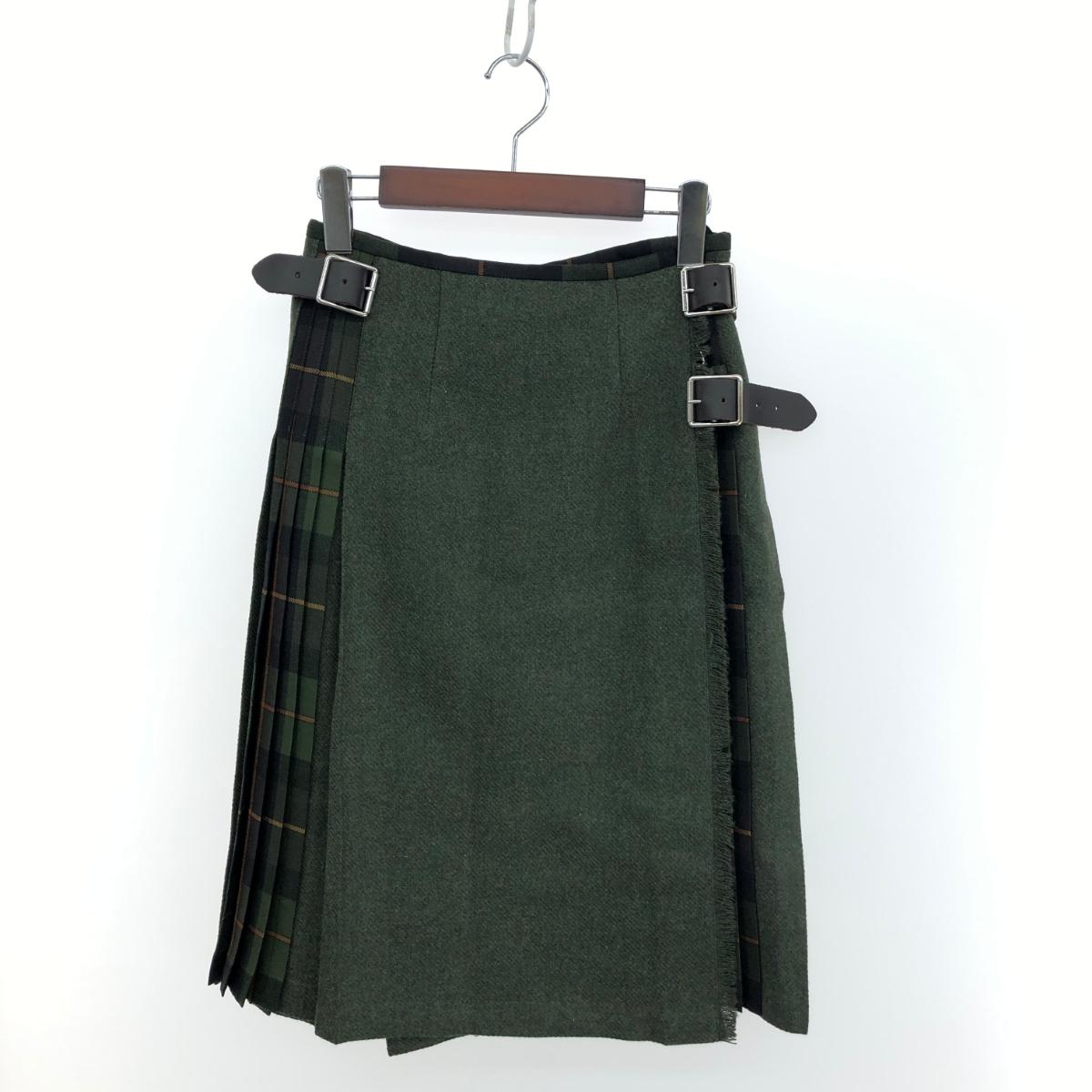 O'NEIL OF DUBLIN オニールオブダブリン ラップスカート 未使用品 サイズ:40 グリーン レディース ボトムス プリーツ 【中古】|リサイクル ティファナ