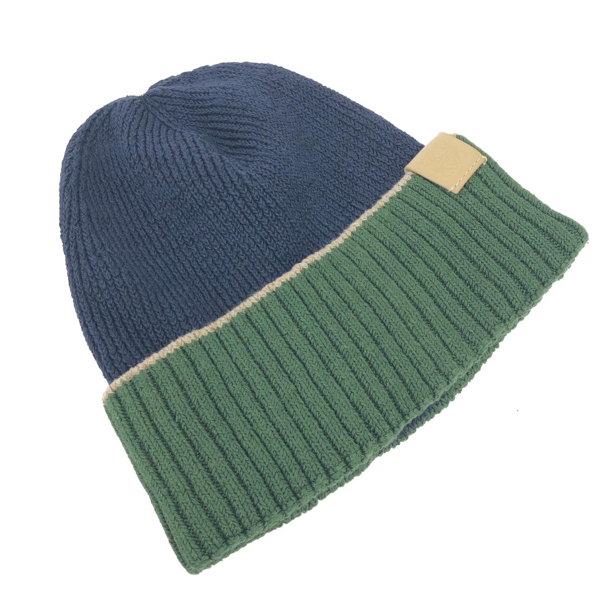 楽天市場】ロエベ(LOEWE) アナグラム ブローチ付ニット帽 ニット帽