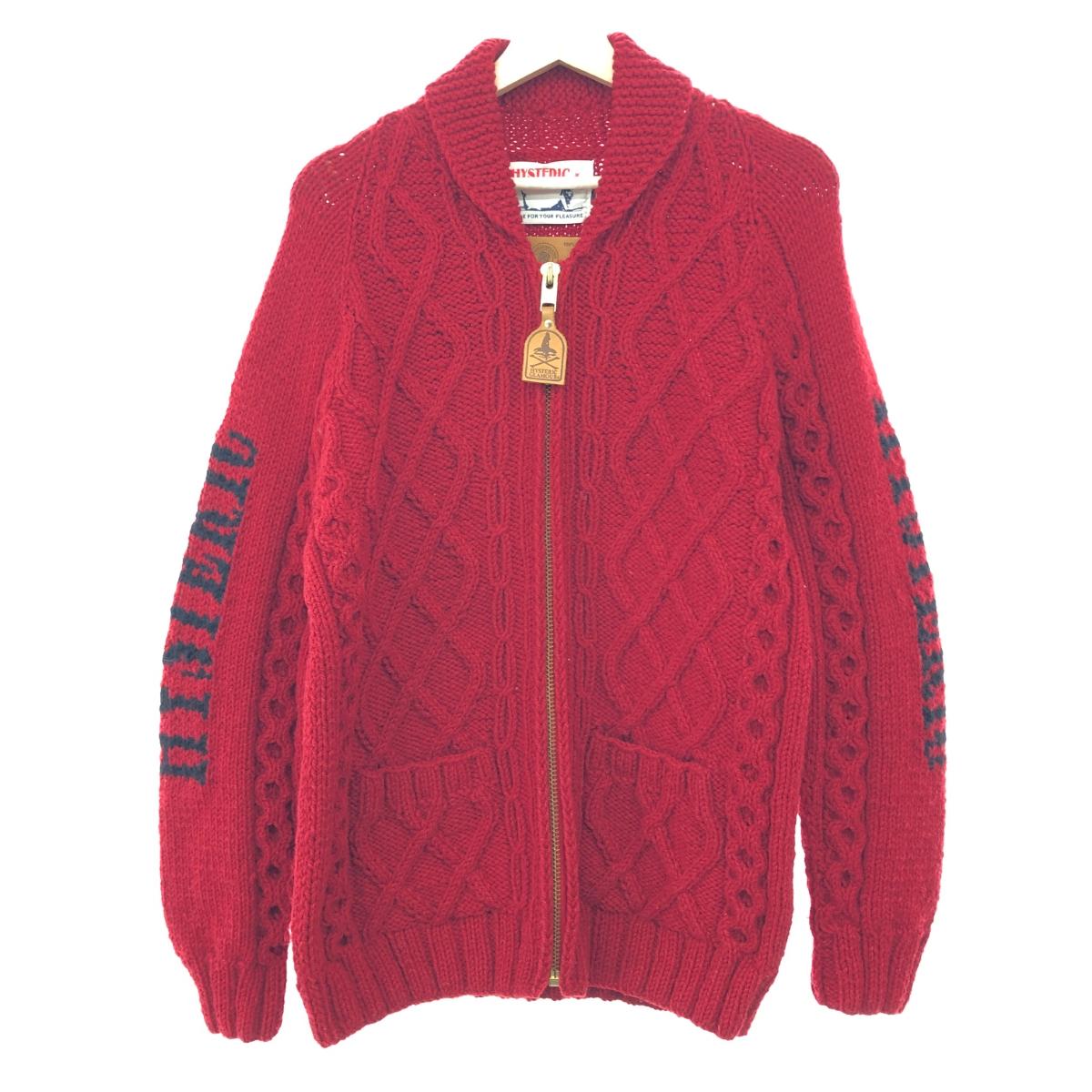 ☆★ヒステリックグラマー☆★ニットブルゾン 楽天市場】HYSTERIC GLAMOUR THE BAD GIRLS編込 セーター ヒステリック