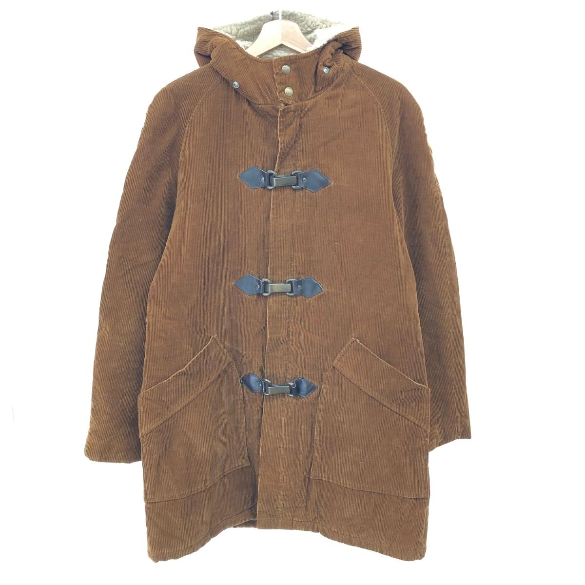 stahl-urban シュタールアーバン ファイヤーマンコート サイズ:40 ブラウン コーデュロイ メンズ 裏ボア アウター 【中古】|リサイクル ティファナ