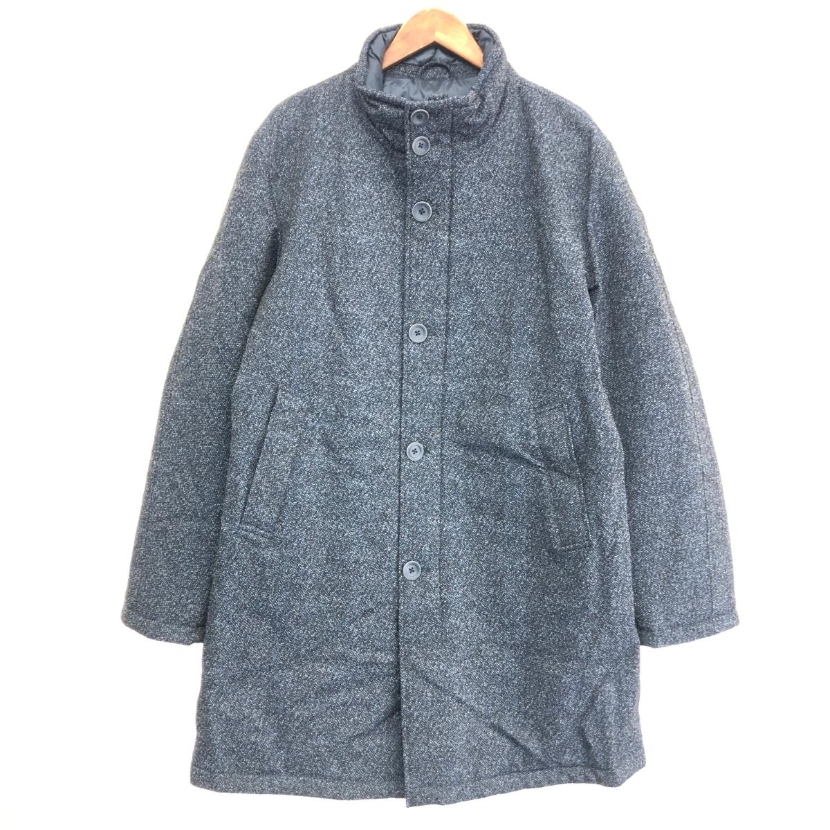 HERNO ヘルノ スタンドカラーダウンコート 良好 サイズ:56 ネイビー メンズ アウター 【中古】