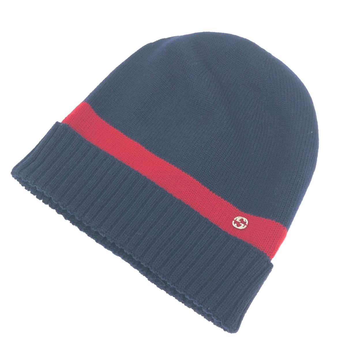 楽天市場】GUCCI グッチ 652656 ポンポン付き ロゴ ビーニー 帽子