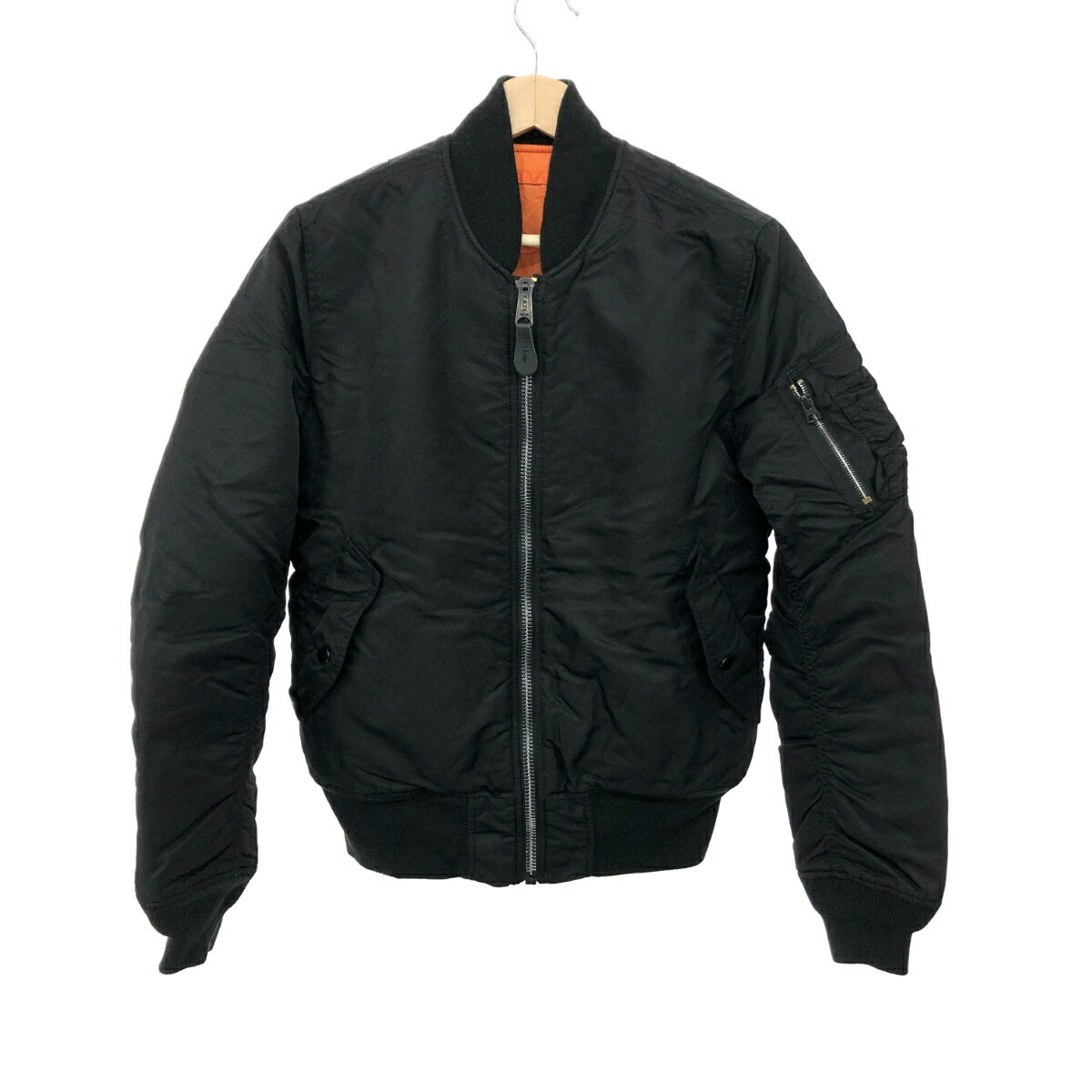 楽天市場】ALPHA INDUSTRIES フーデッドリブジャケット Lサイズ