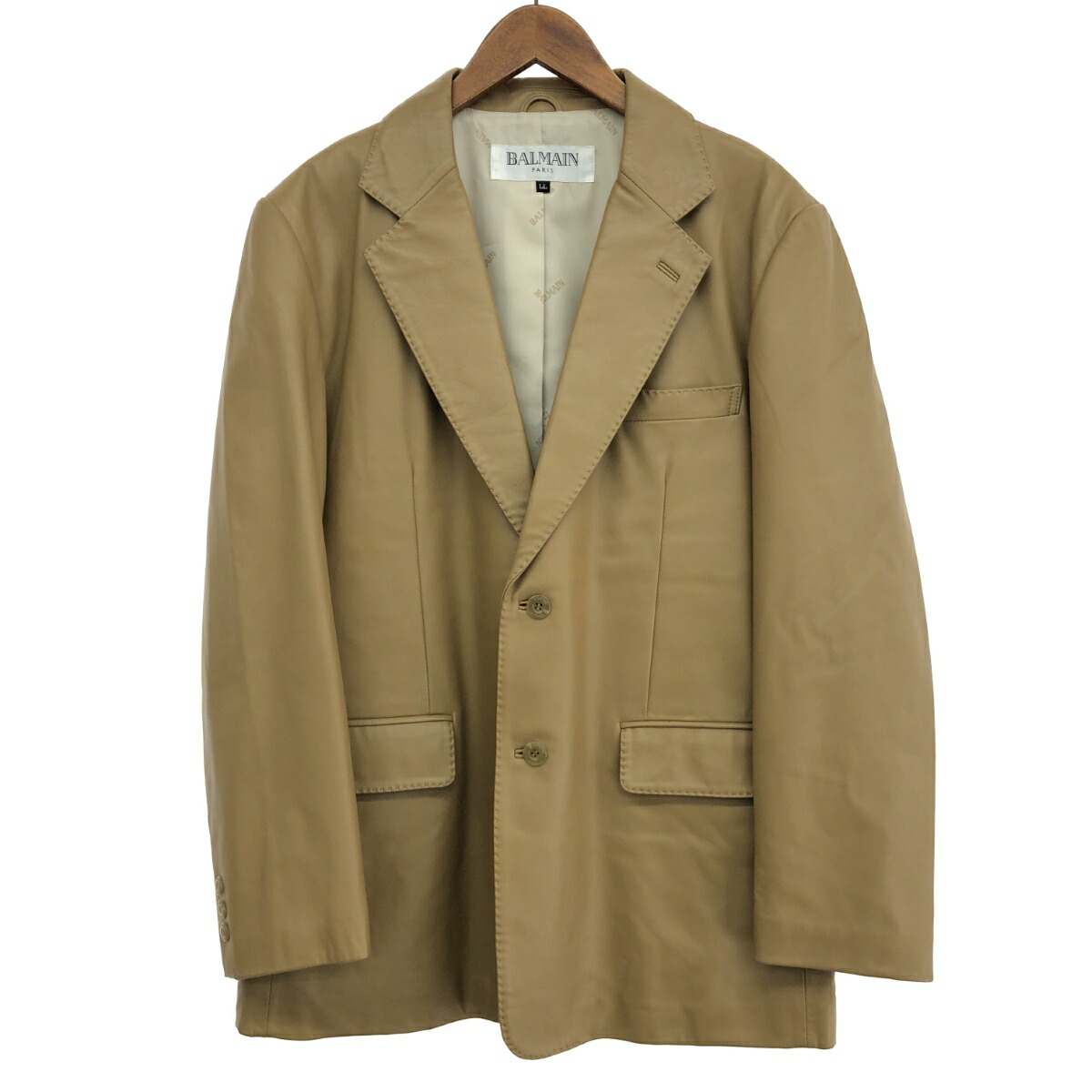 楽天市場】【バルマン】Balmain メンズ リブ切替 ダブル レザー