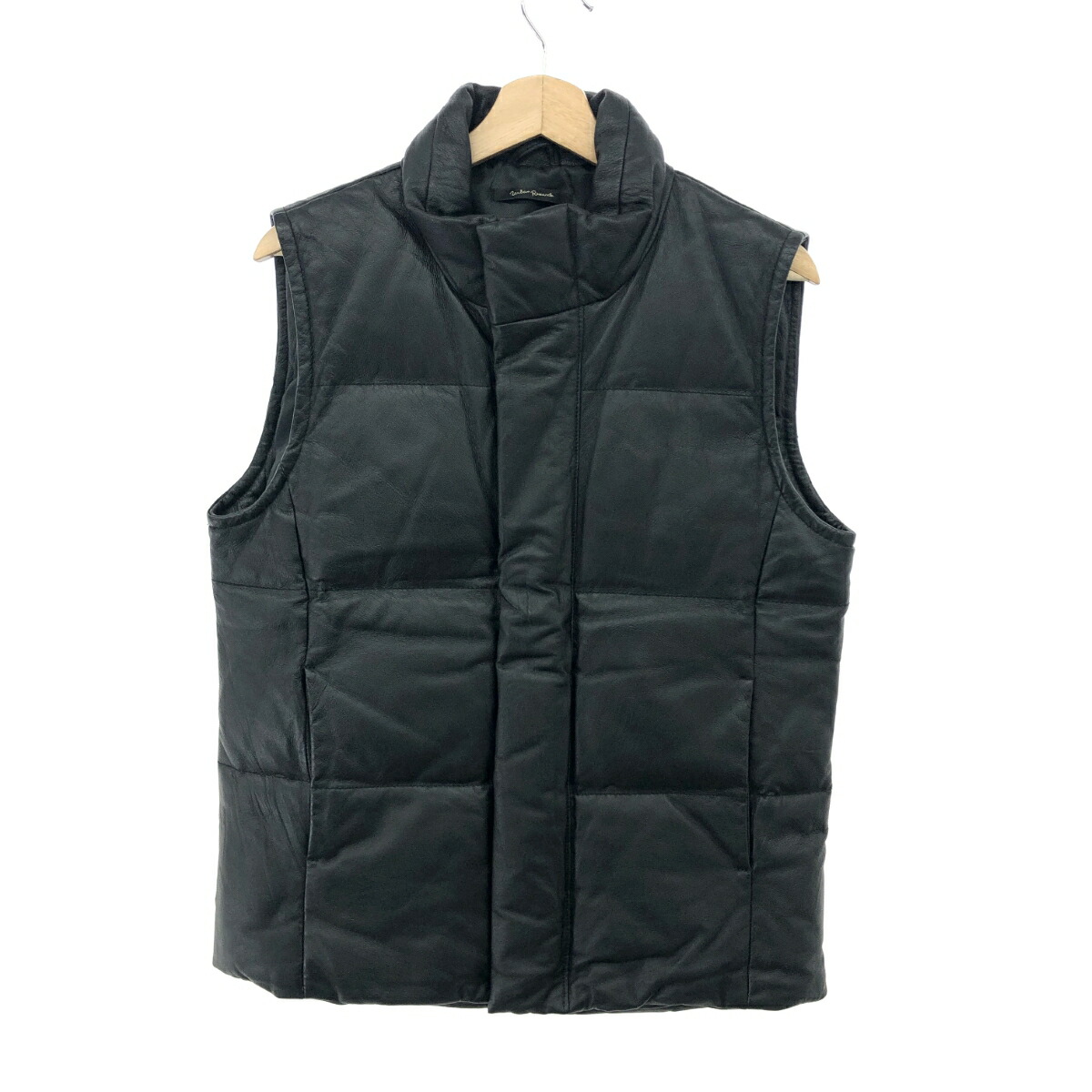 【定価13万円程】超希少品　theory　ダウンベスト　38 羊革　ブラック　M 超美品 定価 ¥86800ブラックレザー ダウンベスト XL - メルカリ