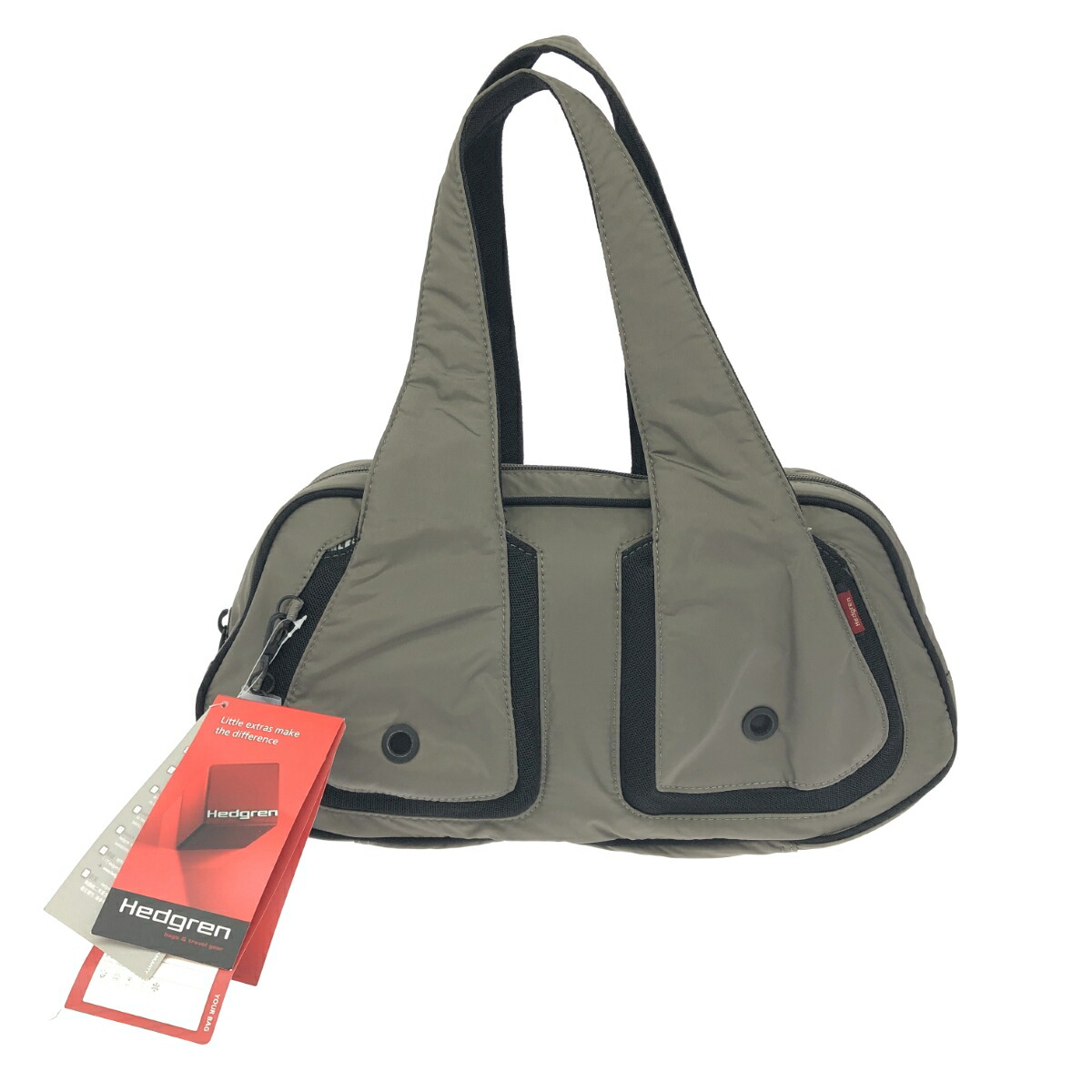 【楽天市場】HEDGREN ヘデグレン アイスボックス ボストンバッグ 未使用品 グレー ナイロン ユニセックス ドラムバッグ bag 鞄