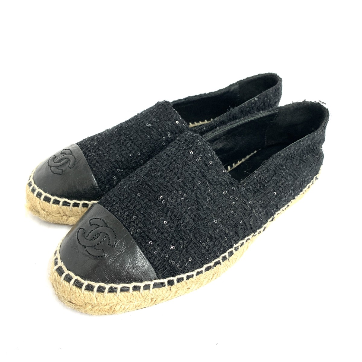 楽天市場】シャネル CHANEL エスパドリーユ G38628 ココマーク