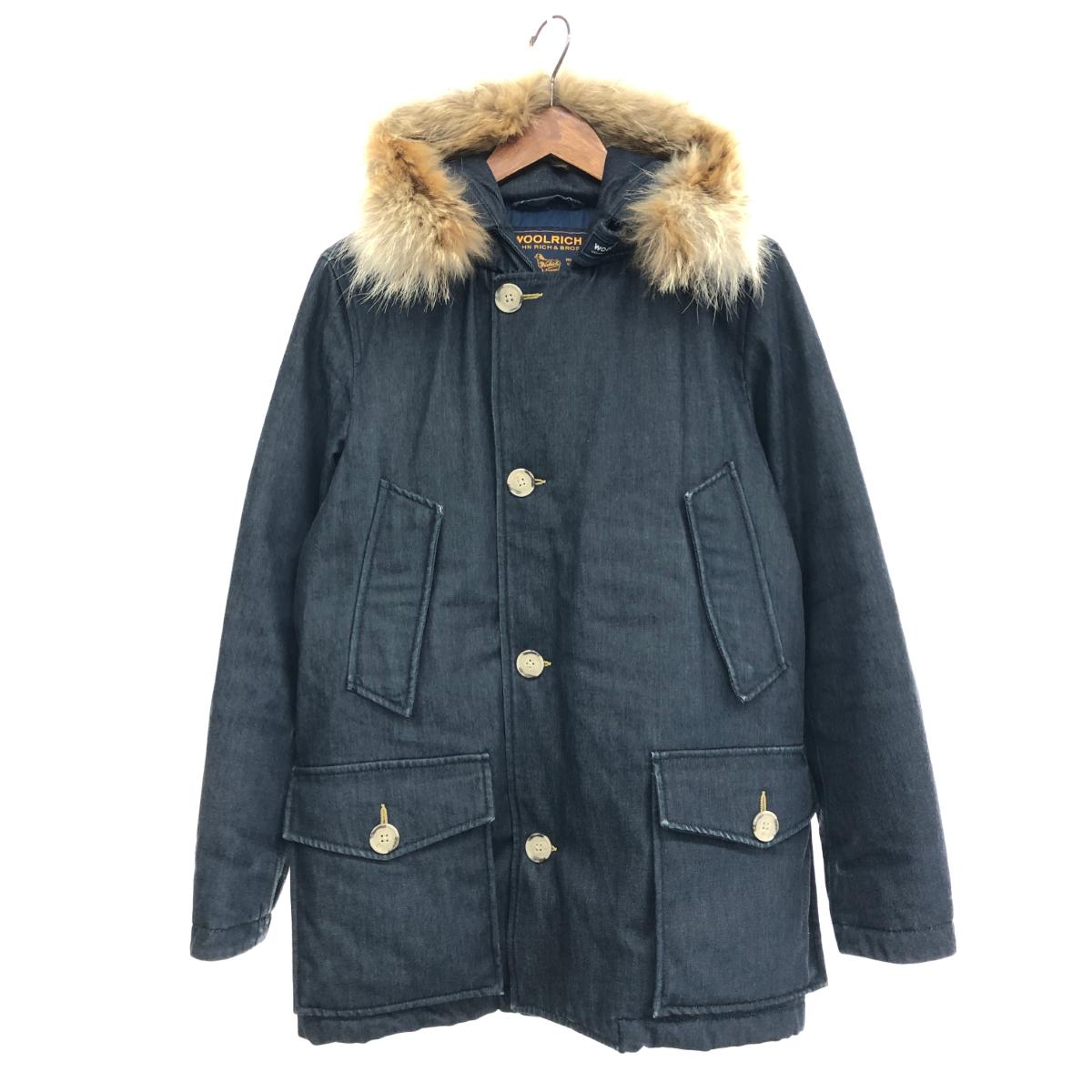 WOOLRICH ウールリッチ アークティックパーカー ダウンジャケット サイズ:XS 1402063 ネイビー メンズ デニム インディゴ アウター 【中古】