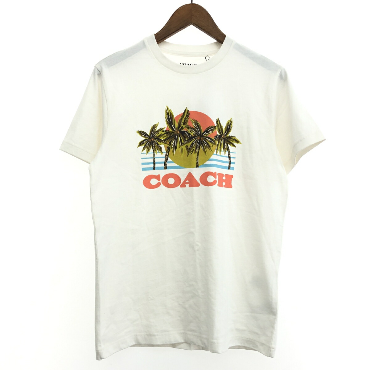 COACH - COACH コーチ Tシャツ・カットソー XS アイボリー 【古着】【中古】 1240001101710_1.jpg