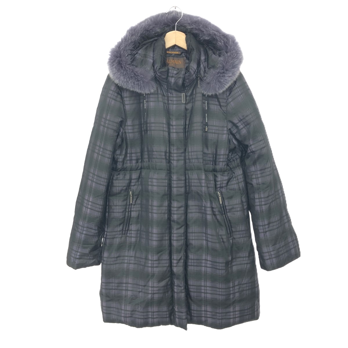 楽天市場】BALMAIN バルマン BALMAIN バルマン カシミヤ100×フォックス