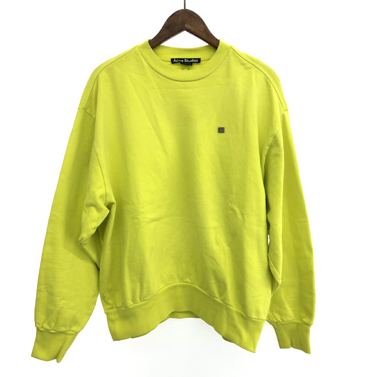 acne studios アクネストゥディオズ スウェット サイズ:S FA-UX-SWEA000126 イエロー メンズ トップス 【中古】