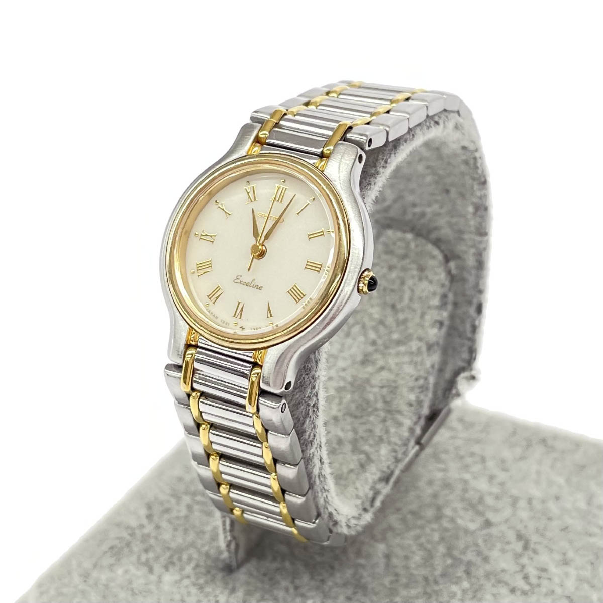 稼働　腕時計　SEIKO セイコー　エクセリーヌ　ゴールド　1P A20 外観美品/新品電池】 SEIKO エクセリーヌ ゴールド レディース