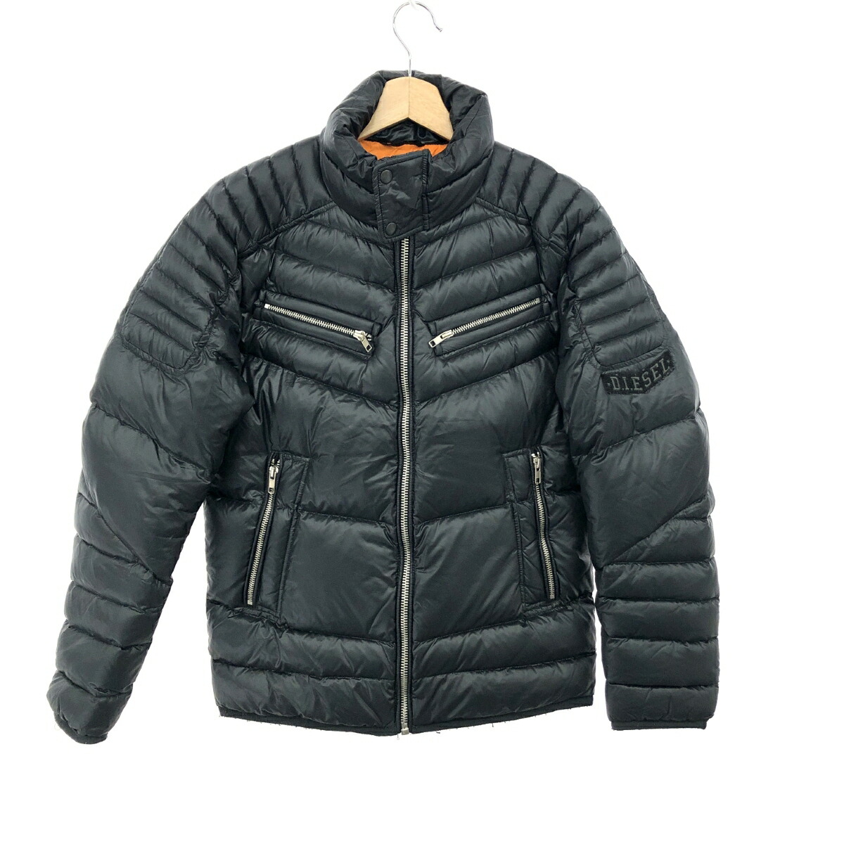 DIESEL ディーゼル ダウン ジャケット フード アウター ライダース 楽天市場】DIESELディーゼル 国内正規〇ナイロン ライダース ダウン