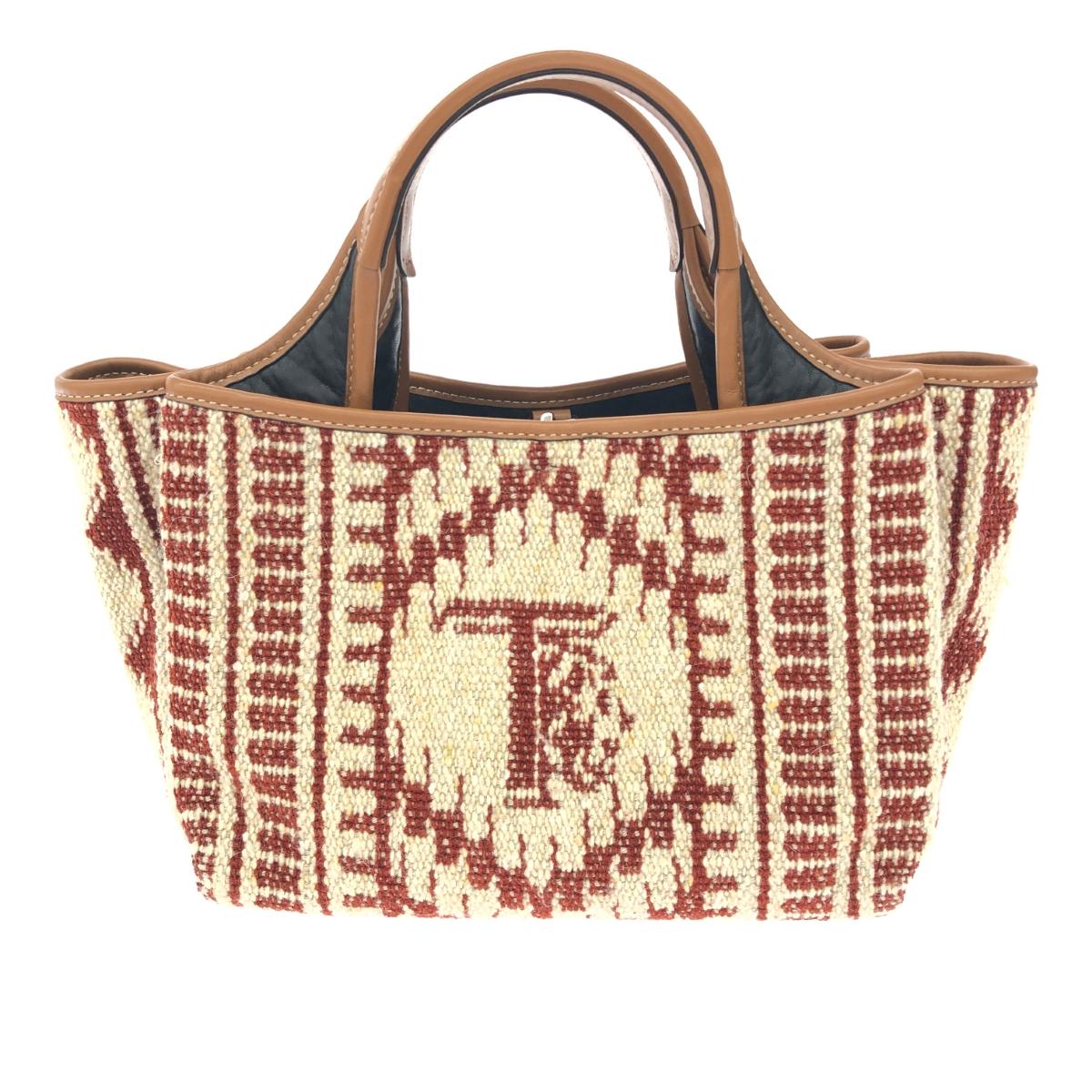 TOD'S トッズ 2WAYバッグ 良好 ブラウン/ベージュ ツイード レディース 多機能 bag 鞄 【中古】|リサイクル ティファナ