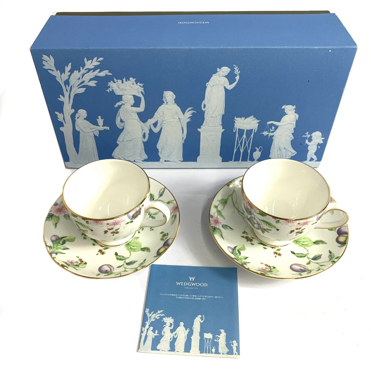 楽天市場】ウェッジウッド Wedgwood ブループラム カップ