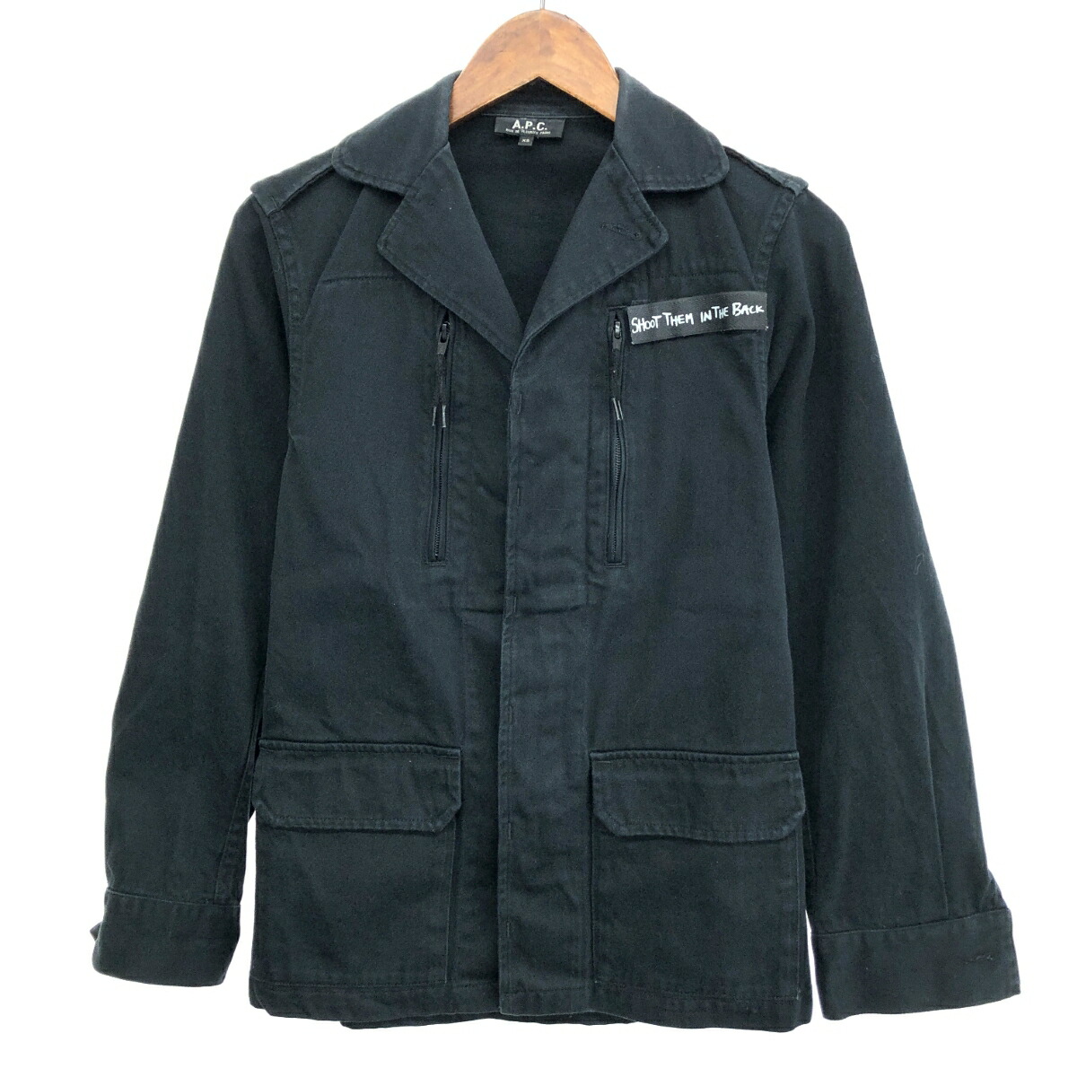 楽天市場】A.P.C. アーペーセー ブラック ナイロン コーチジャケット