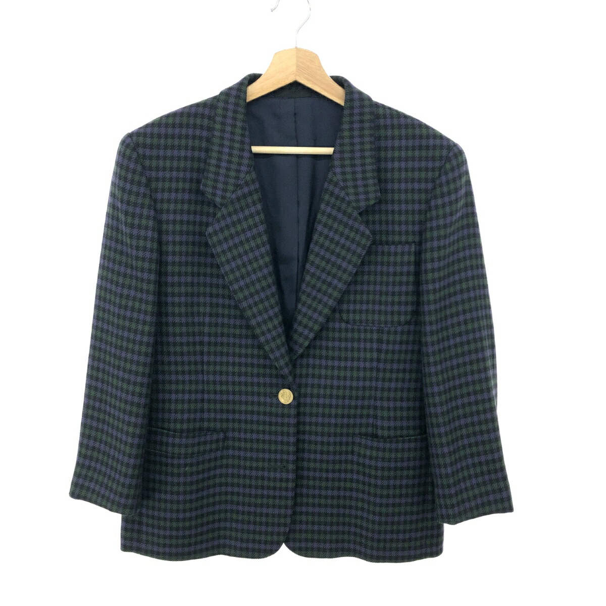 90s BURBERRYS ジャケット ミドル丈 チェック レディース 赤 L BURBERRY - 美品 Vintage バーバリー Burberrys ジャケット