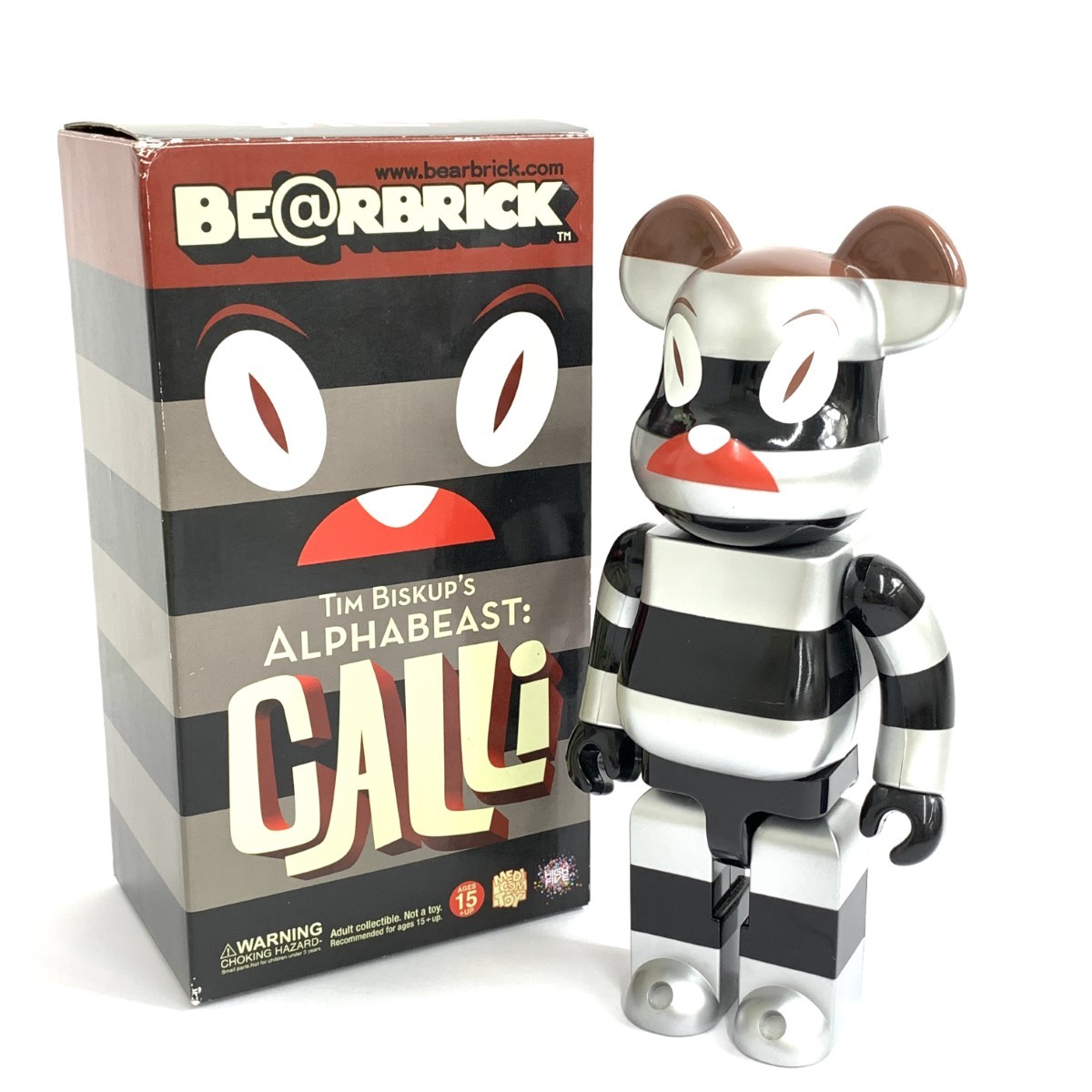 ベアブリック TIM BISKUP’S ALPHABEAST CALLI 400％ フィギュア  箱付     コレクション ホビー 【中古】