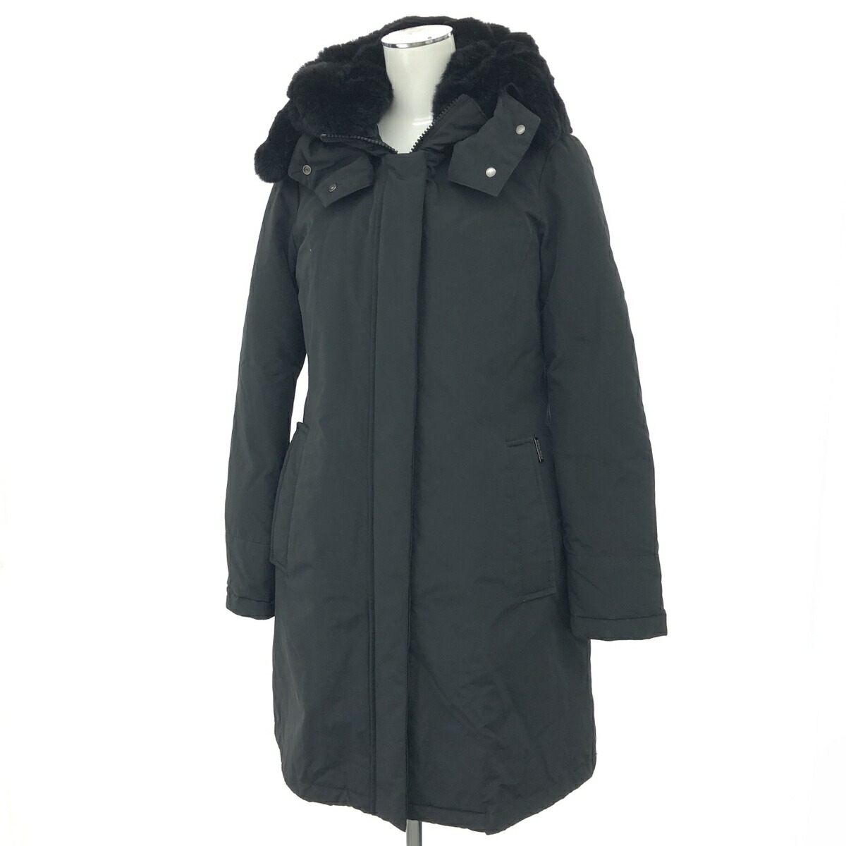 【美品】WOOLRICH ダウン　ラビットファー　XS 1243001000374_1.jpg