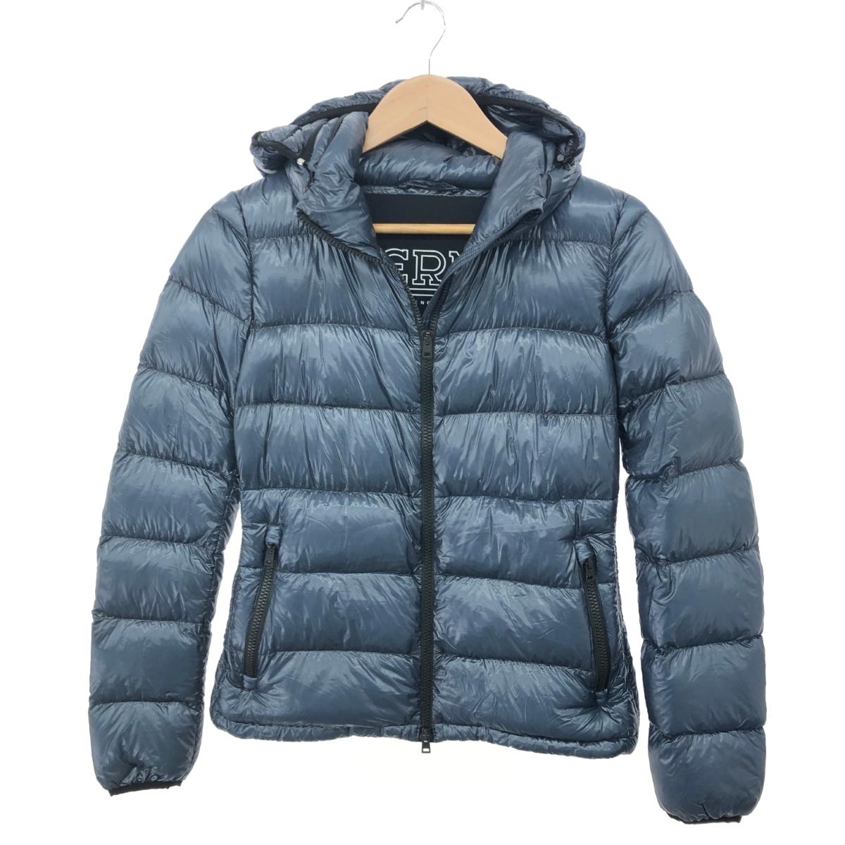 【楽天市場】HERNO ヘルノ フード付き ショート丈 ダウン ジャケット サイズ:40 ネイビー ダウン80％ レディース アウター 【中古 ...