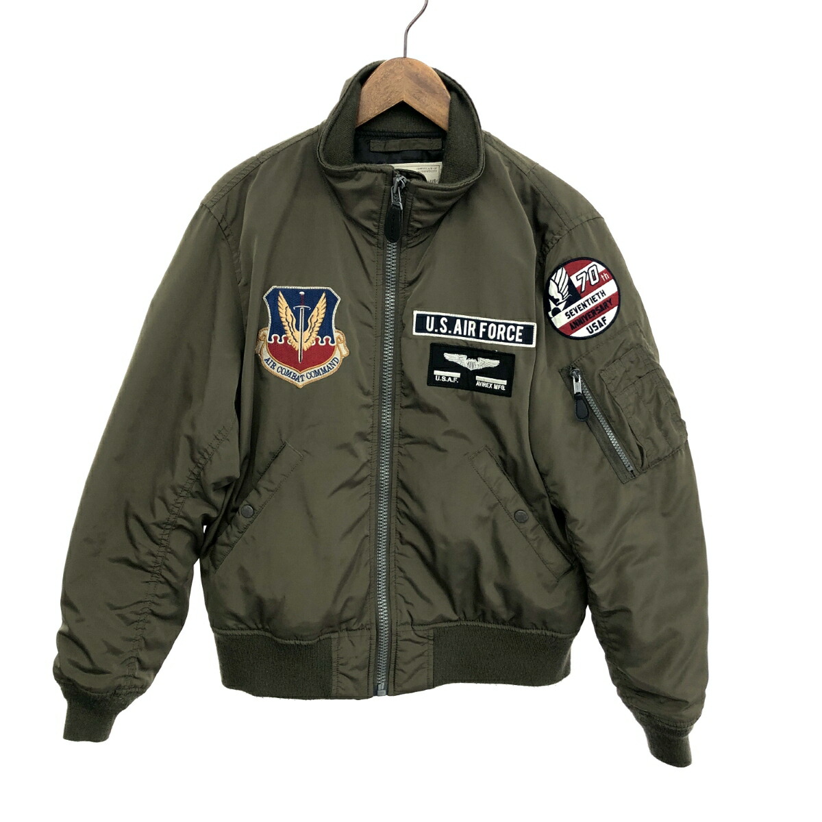 【MA-1】AVIREX タイガーシャーク　カーキ 20%OFF!! (アビレックス) AVIREX アヴィレックス MA-1 タイガー