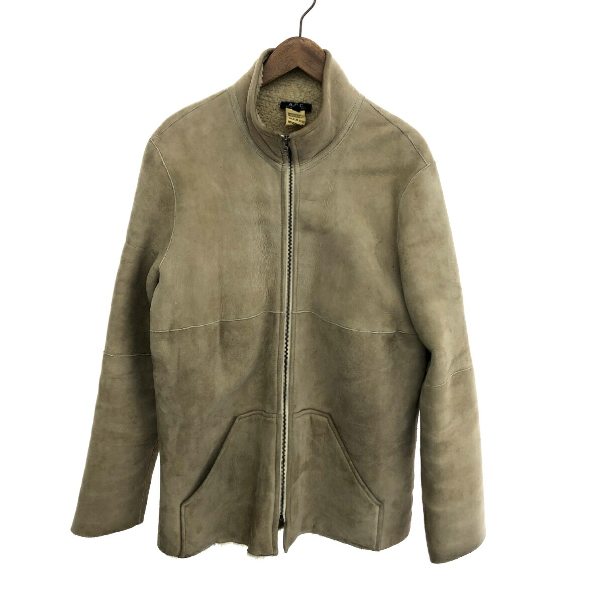 【エスプリ】90s A.P.C アーペーセー　フランス製　レザージャケット 楽天市場】APC【アーペーセー】 90年代初期 フランス製 黒 牛革