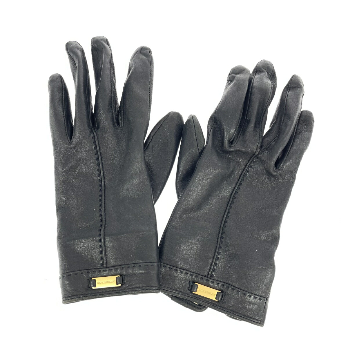 楽天市場】【アパレル】BURBERRY バーバリー ノバチェック グローブ 革