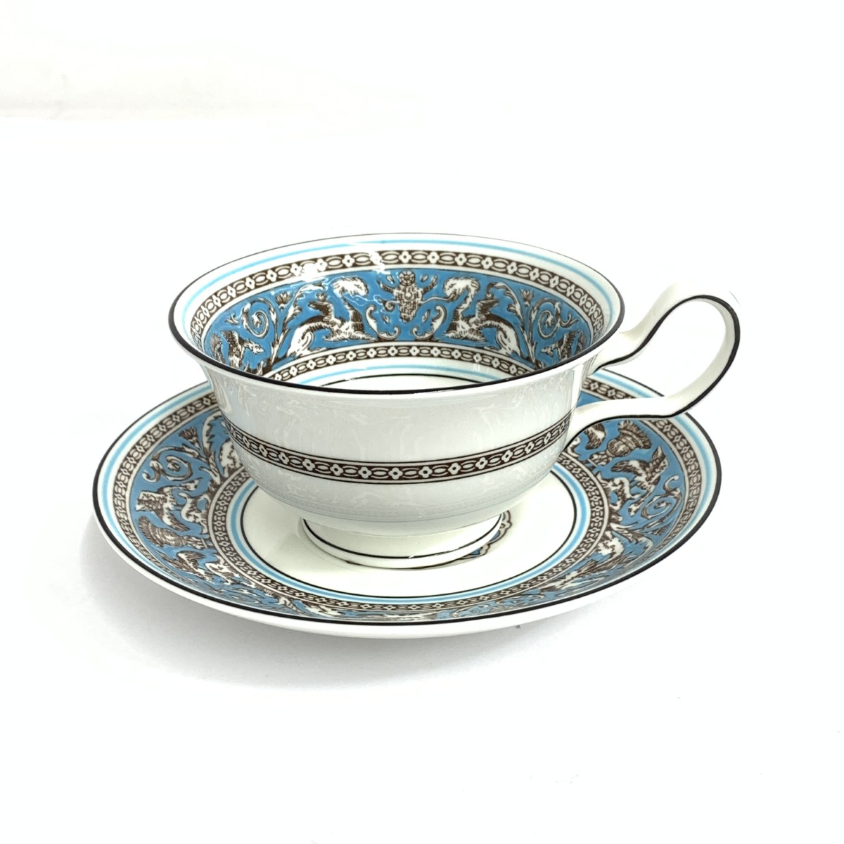 Wedgwood ウェッジウッド フロレンティーンターコイズ カップ＆ソーサー 洋食器 【中古】 5,568円