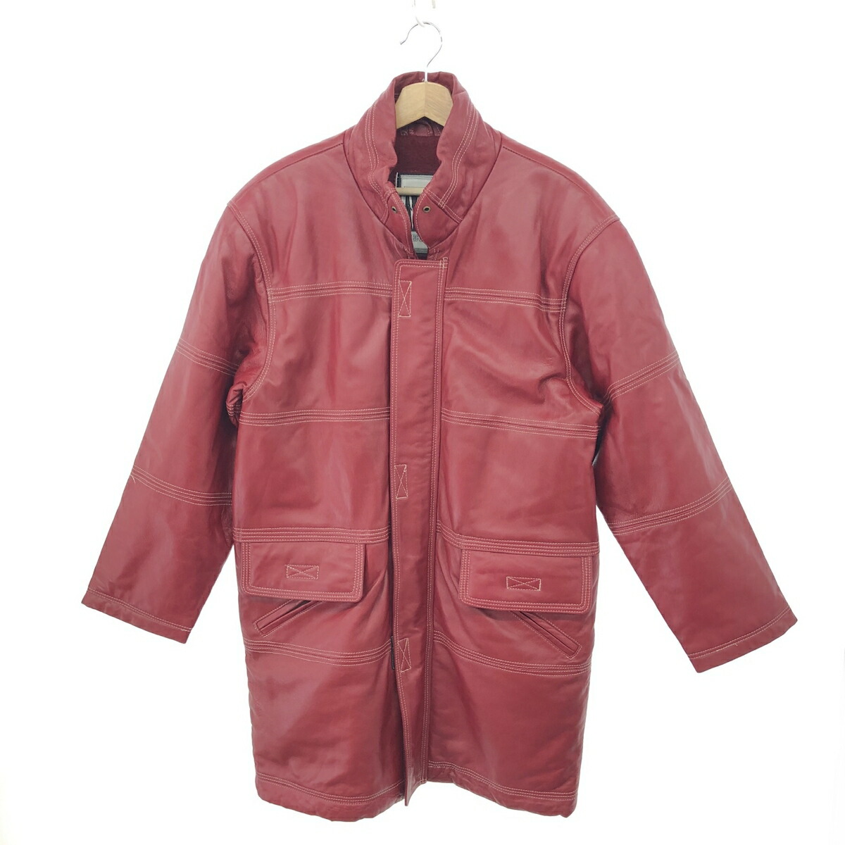 希少✨ペレペレ×マークブキャナン【M】レザージャケット パーカー スタッズ 中古・古着通販】marc buchanan pelle pelle (ペレ ペレ マーク