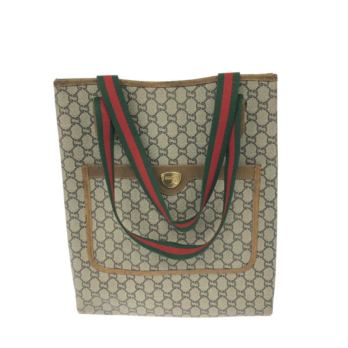 GUCCI ナイロン トートバッグ GG柄 エコバッグ ブラウン ロゴ 【公式通販】