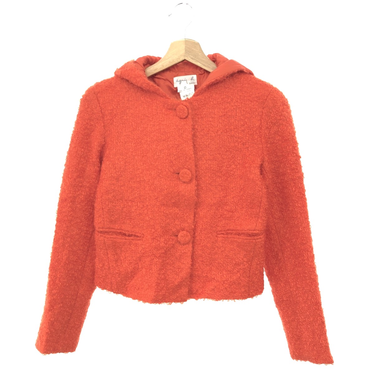 楽天市場】アニエスベー フランス製 ウールジャケット 2 ブラウン