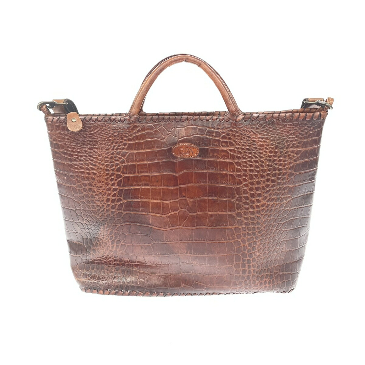 楽天市場】IBIZA イビサ 2WAYバッグ 良好 ボルドー レザー×クロコ  