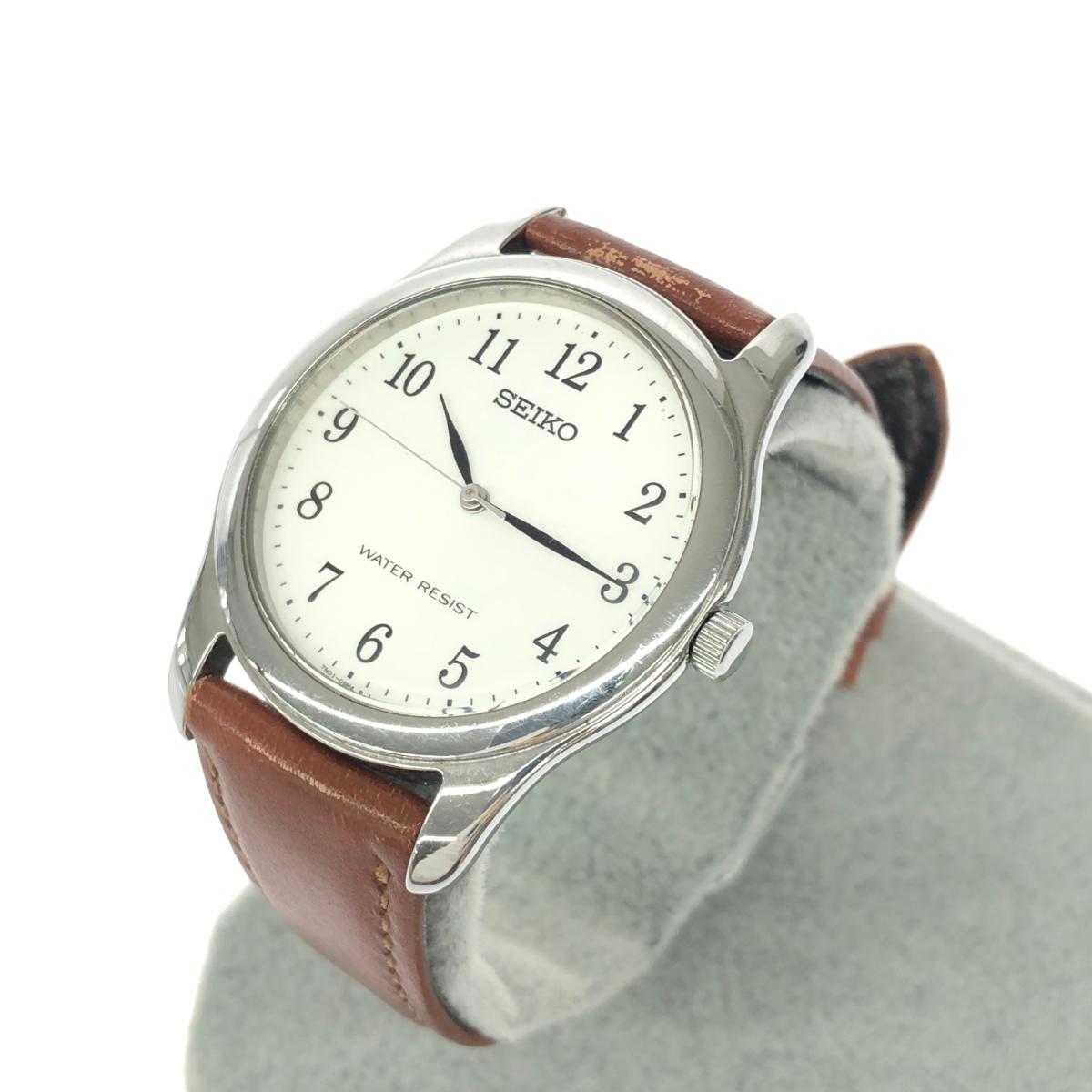 楽天市場】セイコー SEIKO 7N00-5B20 メンズ腕時計 SS/レザー