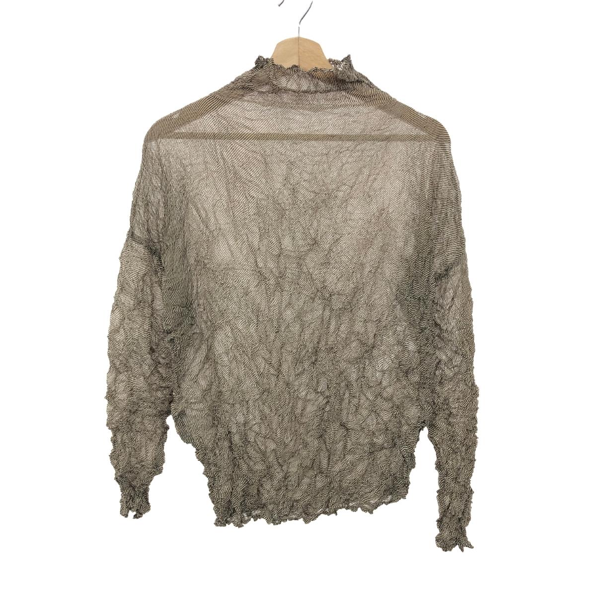 IsseyMiyakePermanente イッセイミヤケペルマネンテ 90S カットソー サイズ:1 ブラウン レディース トップス 【中古】