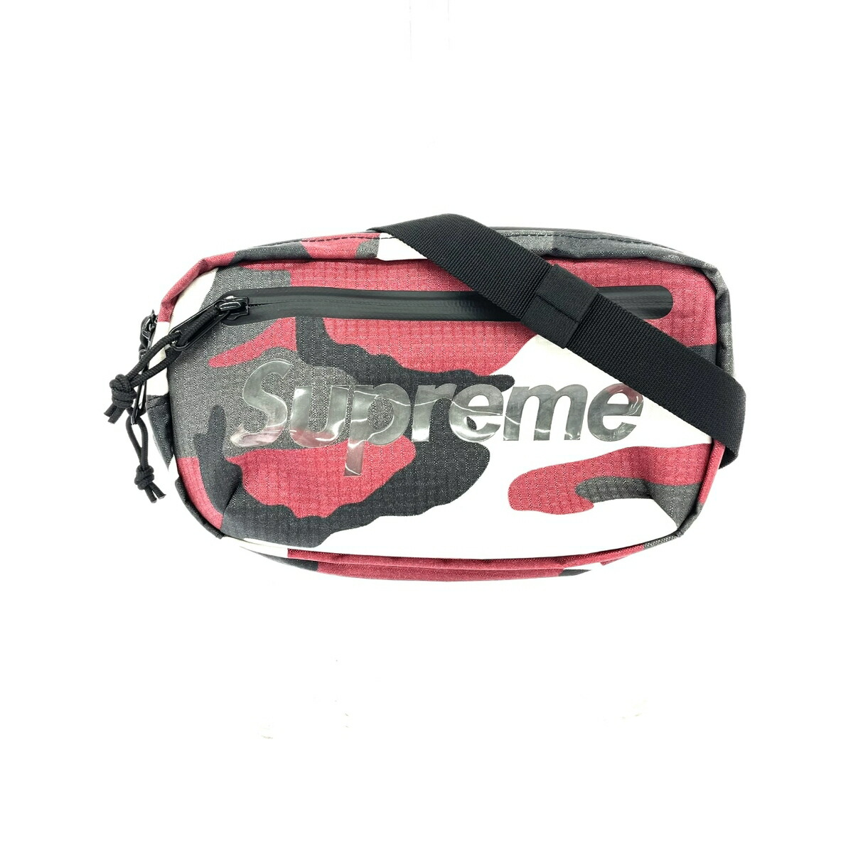 Supreme　ウエストバッグ　レオパード フリース ボア a534 13110779-a.jpg
