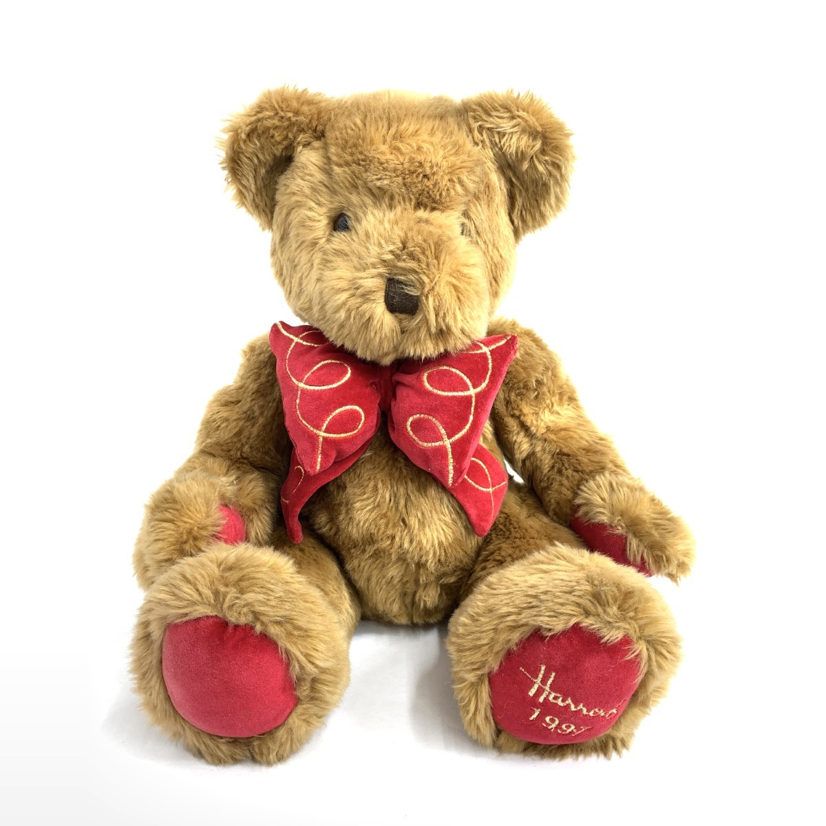 Harrods ミニチュア クリスマス テディベア ぬいぐるみ ハロッズ 15本 英国 Harrods [ハロッズ] 2021 クリスマスベア テディ ベアー