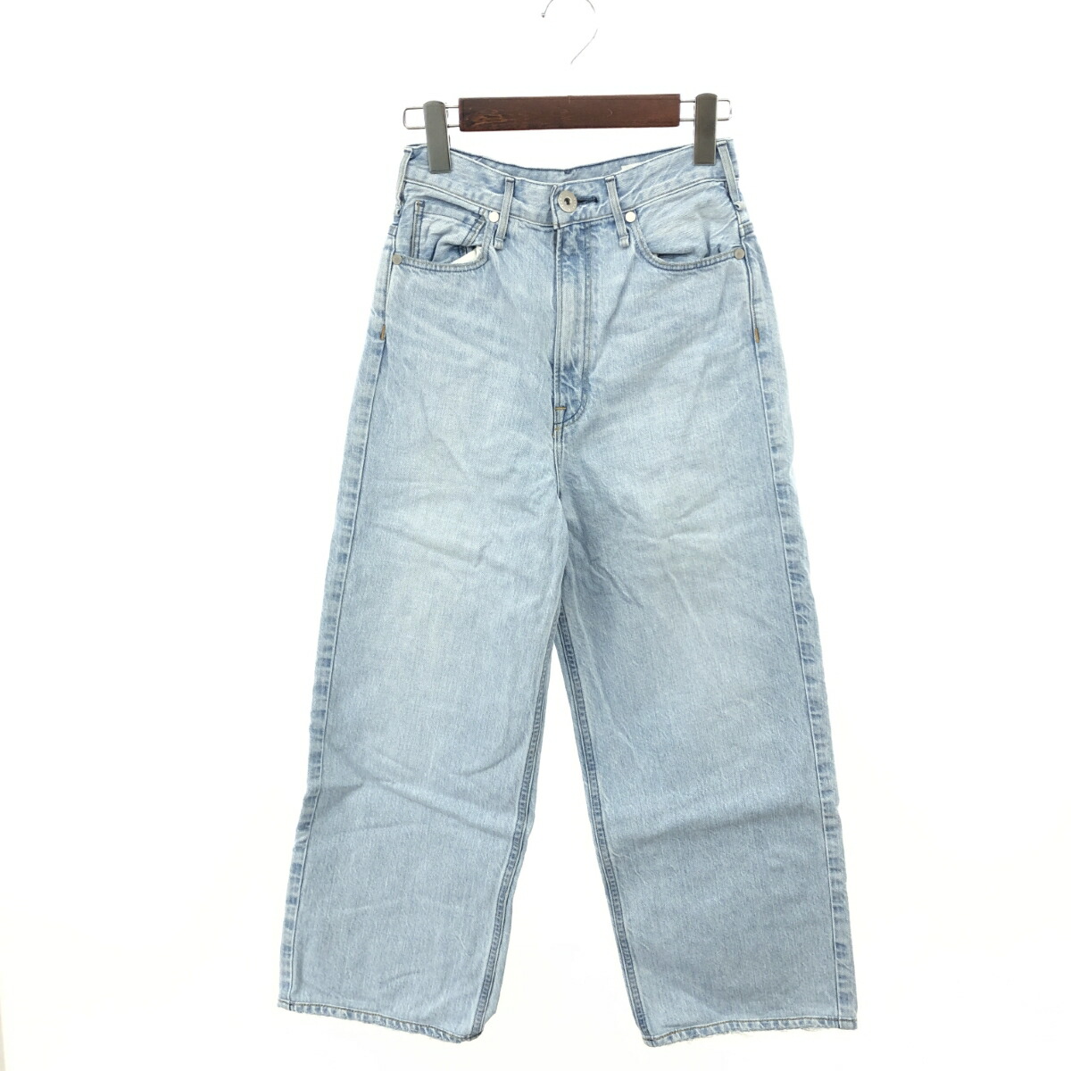 美品✨アッパーハイツ the RASCAL ダメージ加工 大きいサイズ 26 upper hights(アッパーハイツ) ジーンズ サイズ26 S レディース