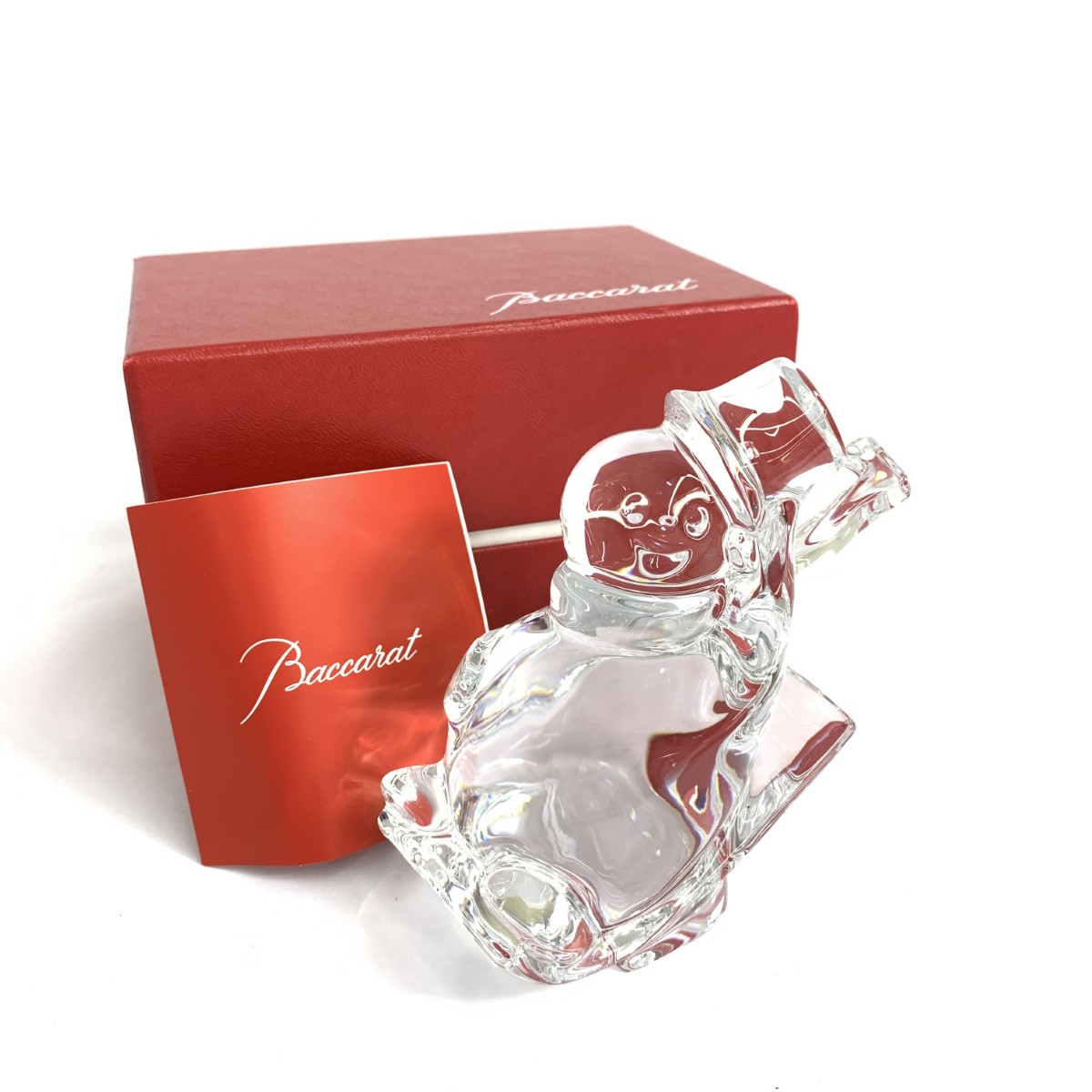 楽天市場】Baccarat【バカラ】サンタクローススケート 置物 インテリア