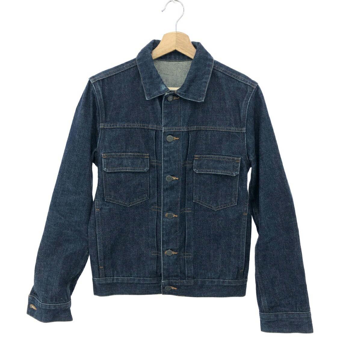 美品 A.P.C. デニムジャケット 3rd サイズXS A.P.C アーペーセー リジットデニムジャケット インディゴ 3rd
