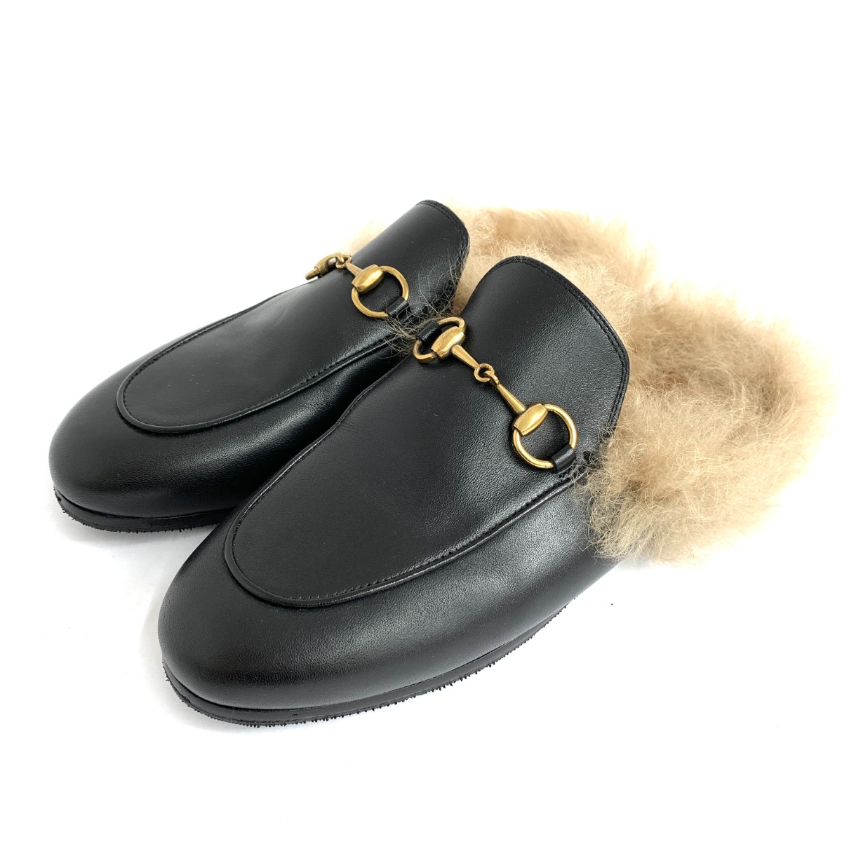 楽天市場】GUCCI グッチ 100 0255 ビットローファー 37C ダーク