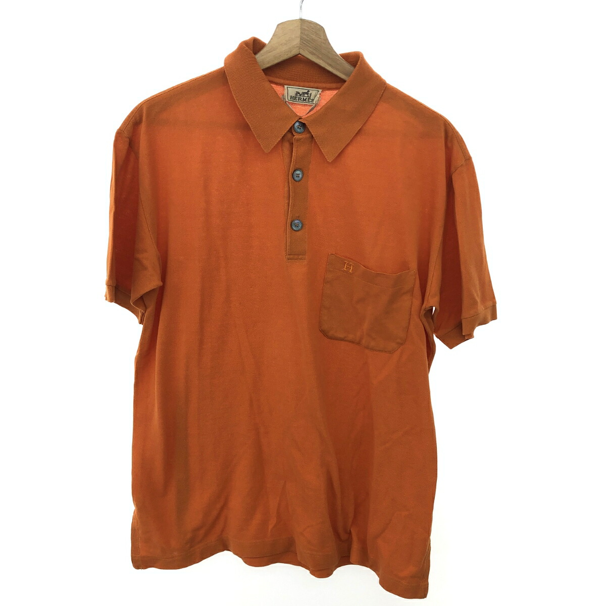 楽天市場】HERMES エルメス ポロシャツ Broderie H 「H」刺繍