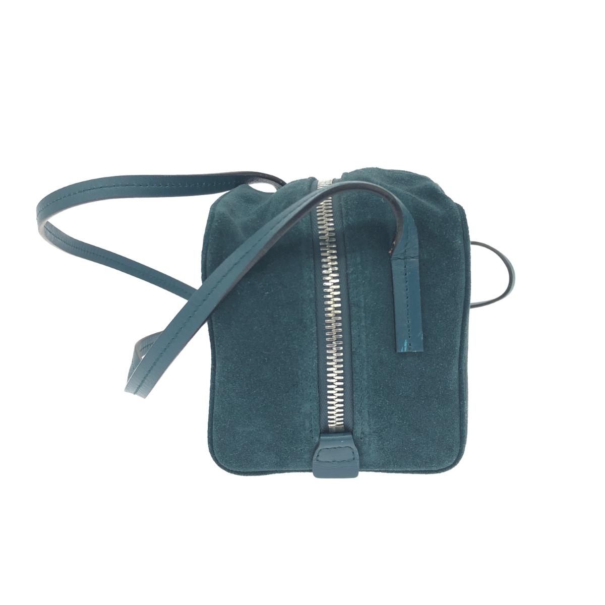 BALLY バリー KORA ショルダーバッグ ブルー スエード レディース 斜め掛け bag 鞄 【中古】