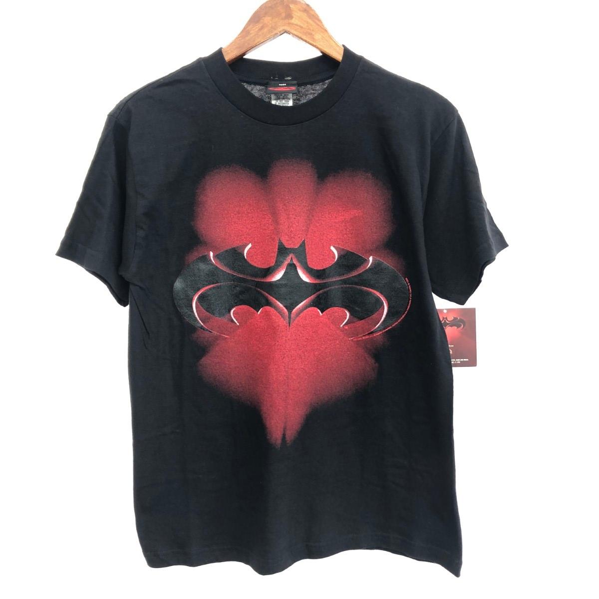 DC Comic バッドマン&ロビン 半袖カットソー 未使用品 サイズ:XL バットマン 90s ブラック メンズ【中古】
