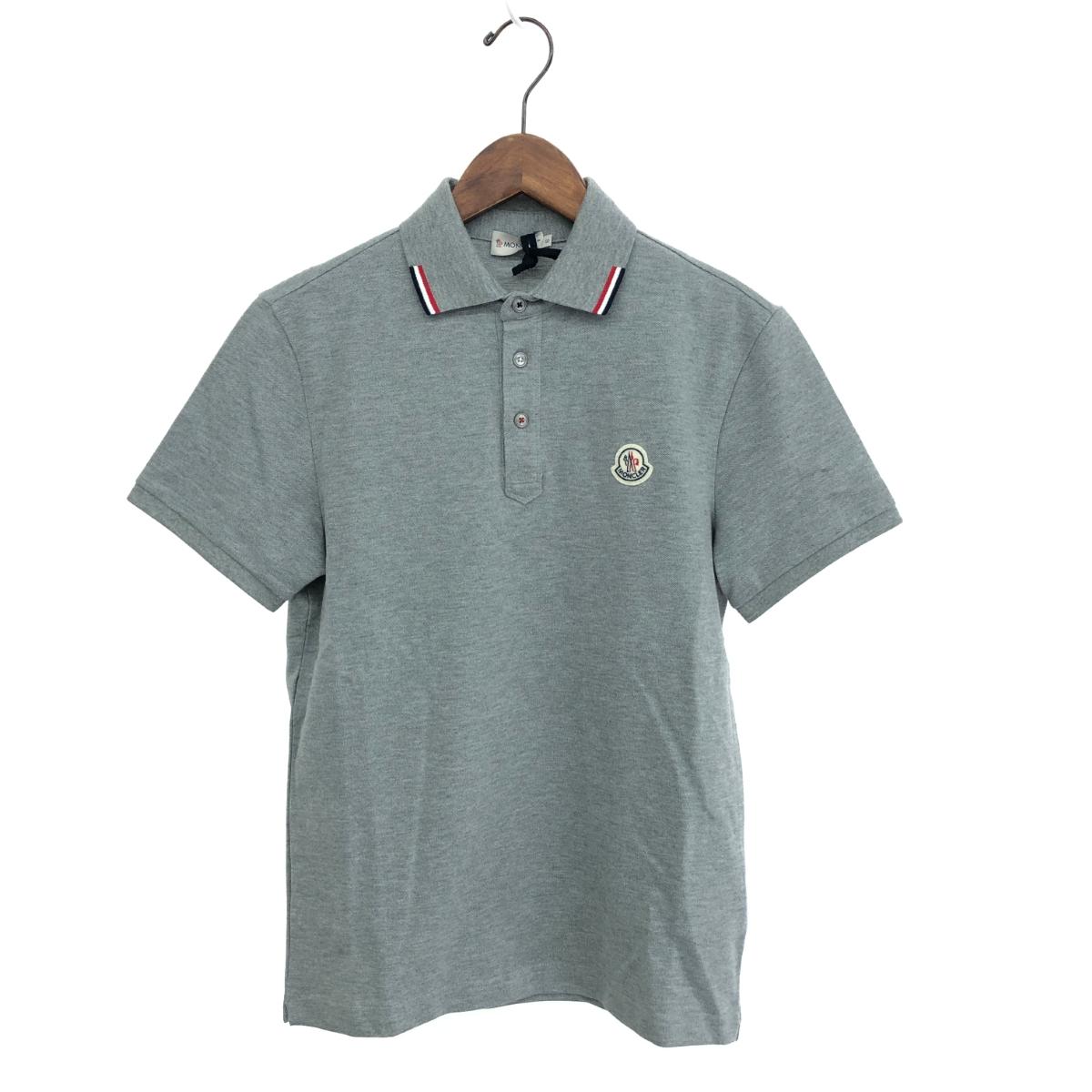 MONCLER モンクレール 半袖ポロシャツ 未使用品 サイズ:S /MAGLIA POLO グレー メンズ【中古】 20,150円