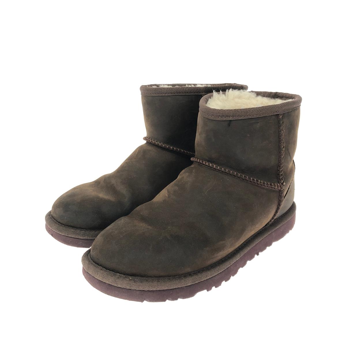 ☆一度使用☆アグ UGG スタッズ付 ダメージデニム調 ムートンブーツ 24cm 2881000000022467-1.jpg
