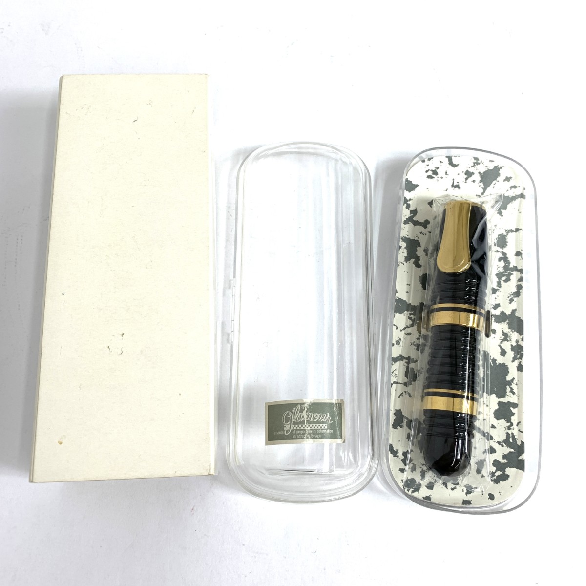PLATINUM glamour プラチナ ボールペン 美品 廃盤品/希少 ブラック 【中古】