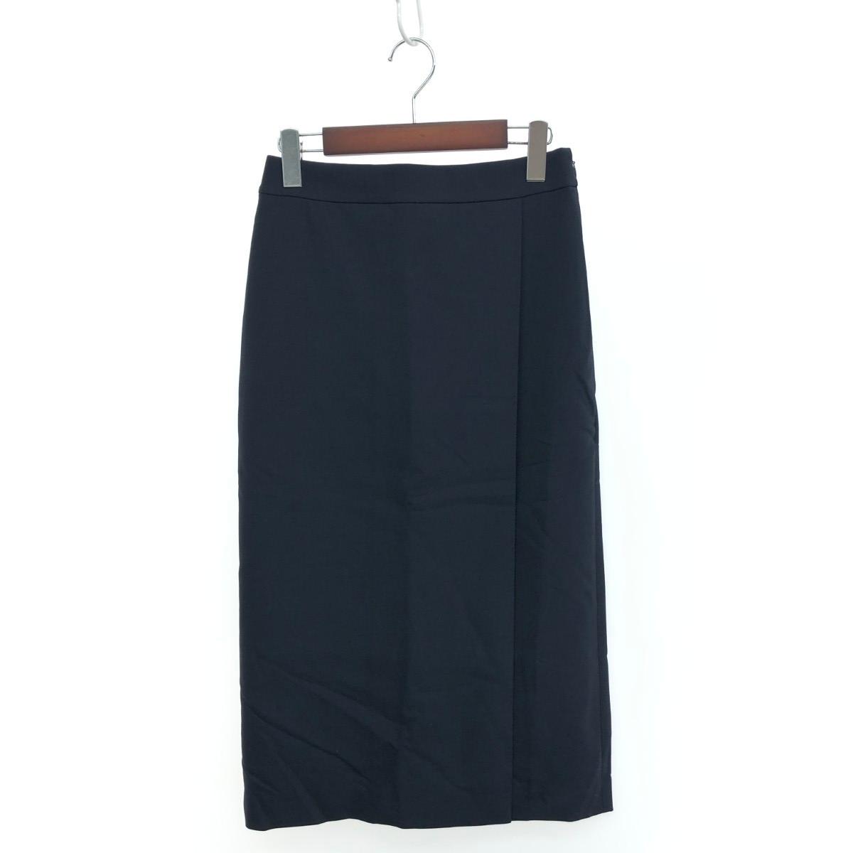 セオリーリュクス2024ペンシルタイトロングスカート38ネイビー美品 セオリーリュクス2024ペンシルタイトロングスカート38ネイビー美品