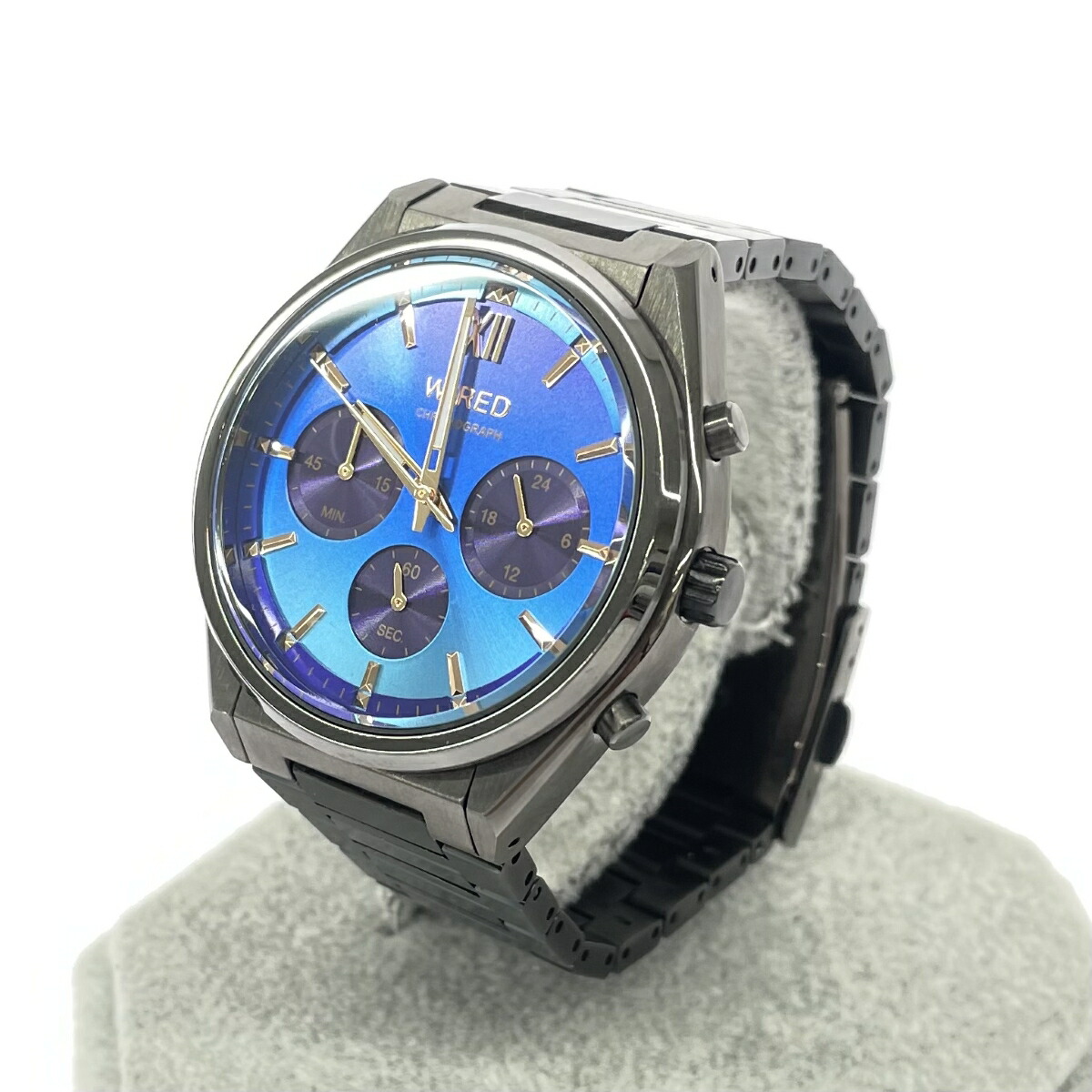 美品✨Wired VD57-KND0 クロノグラフ✨稼働品✨ 楽天市場】SEIKO【セイコー】 VD57-KND0 WIRED ワイアード