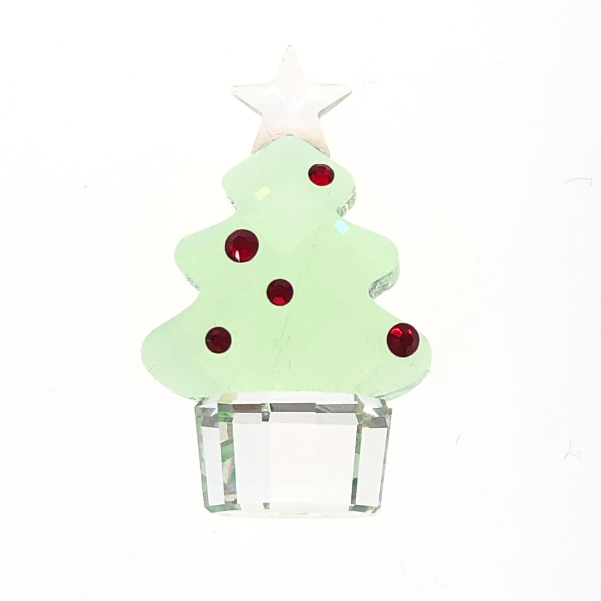 SWAROVSKIスワロフスキー　ツリー　置物　クリスタル　箱入り 廃盤希少品 SWAROVSKI スワロフスキー ロッキング クリスマス